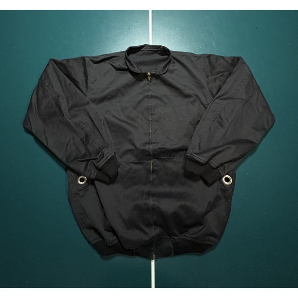 j. veyrier Other - VTG 1991 French Police Dog Handler Bomber Jacket J. Veyrier Black 100L DMC Zip